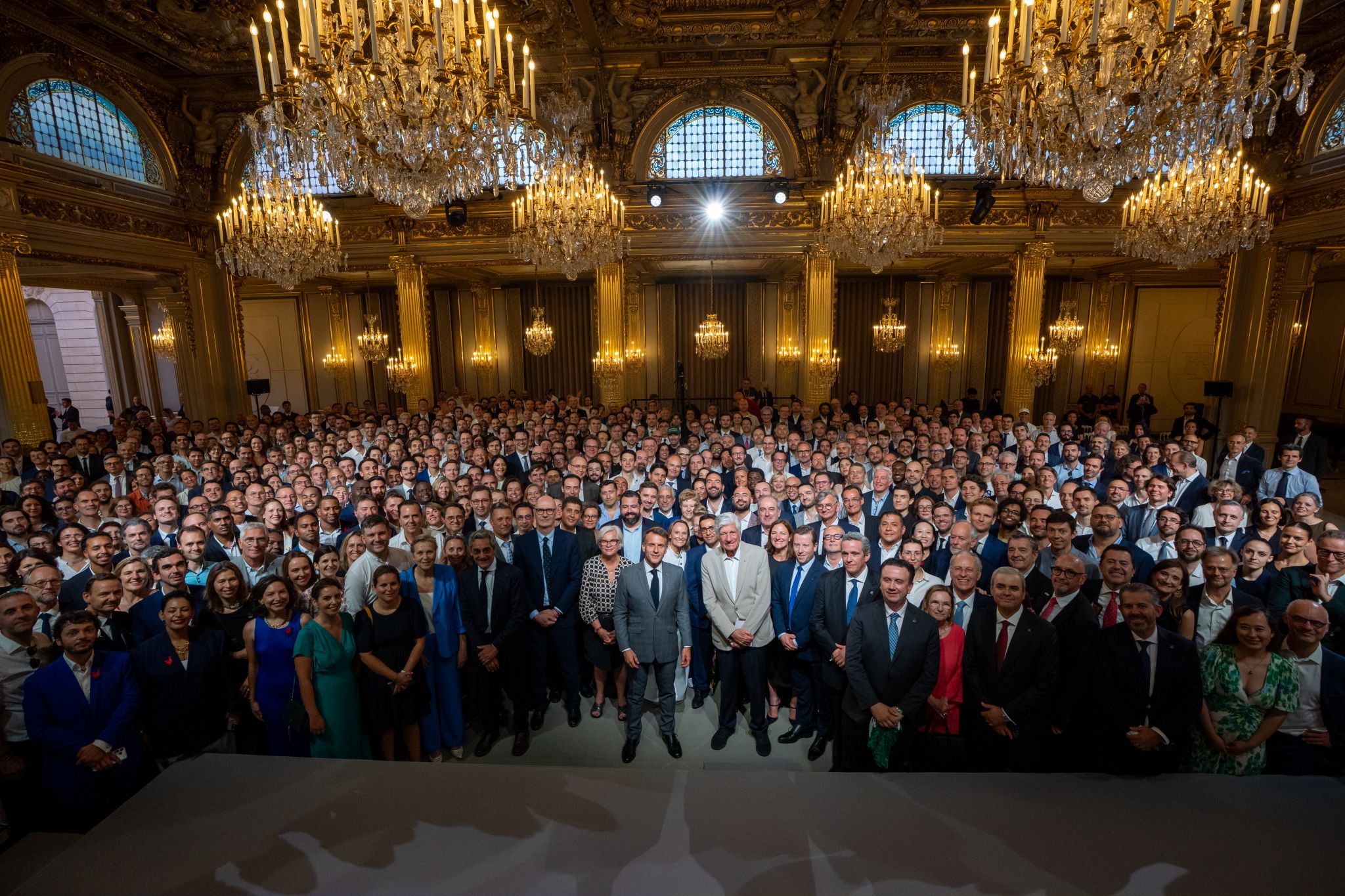 President Emmanuel Macron participating in VivaTech 2026